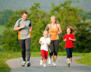 Family Jogging