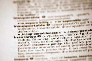 insurance in dictionary
